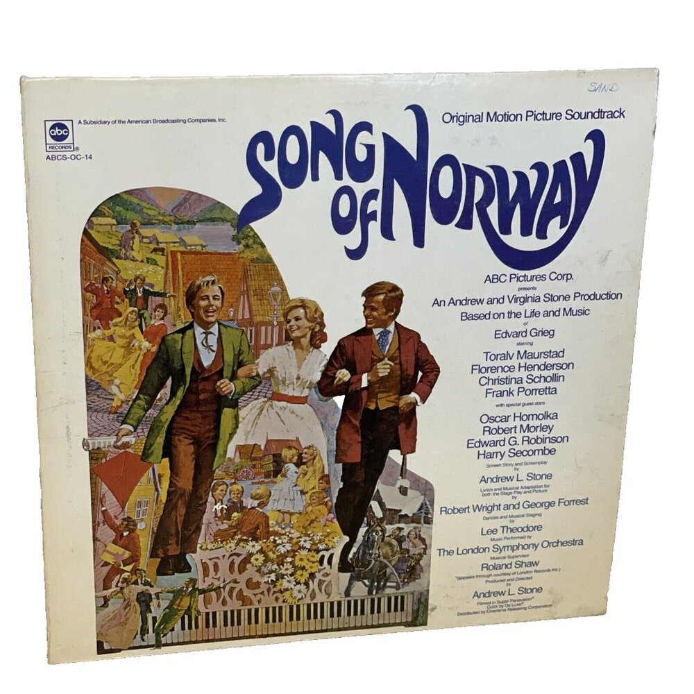 Song Of Norway Original Motion Picture Soundtrack (Vinyl, 1971) ABC Records VG